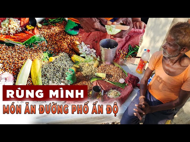 Rùng mình với món ăn đường phố Ấn Độ | Bùi Hồ TV