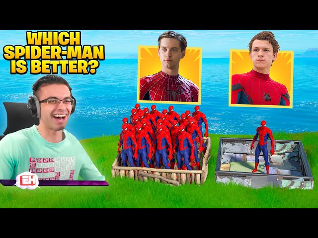 Spider Man TRIVIA in Fortnite!