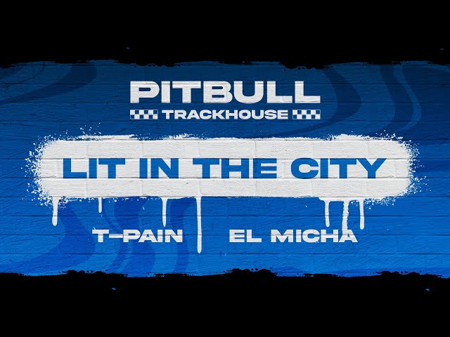 Pitbull, T-Pain, El Micha - Lit in the City (Visualizer)