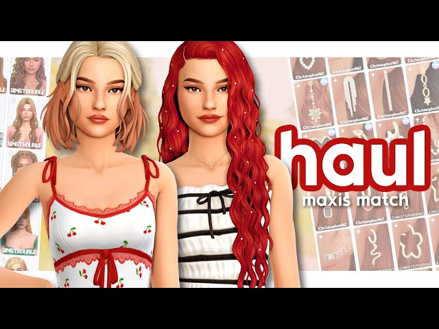 BEST CC FINDS | Sims 4 Custom Content Haul (Maxis Match)