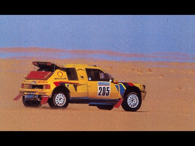 "Sahara Star" by AUTOMOBILES PEUGEOT ("Paris - Dakar" 1987)