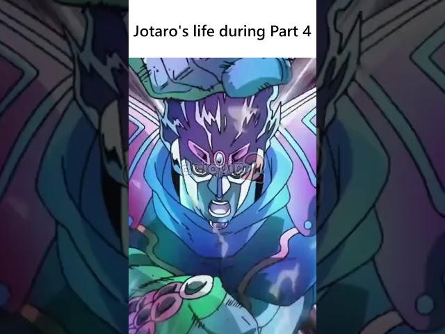 Jotaro's life be like #jjba #anime #memes #shorts