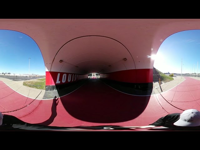 University of Louisville 360 through tunnel