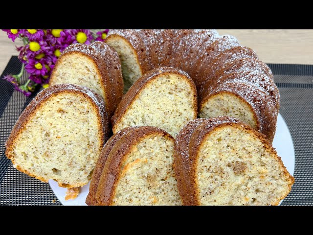 BANANA cake recipe/ simple, easy and tasty!