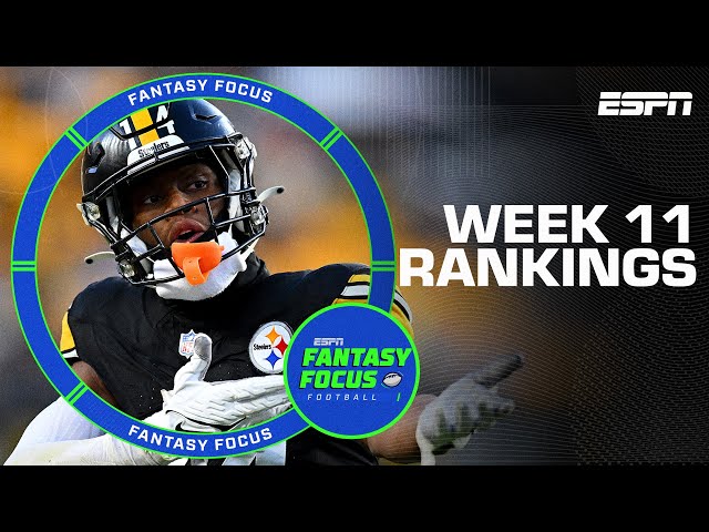 Week 11 Rankings + Rookie Rankings Reset 🏈 | Fantasy Focus