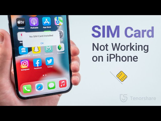 SIM Card Not Working on iPhone? 6 Ways to Fix It!