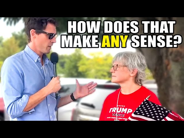 MAGA Lady Gives Mind-Numbing Answer to Comedian's Basic Question