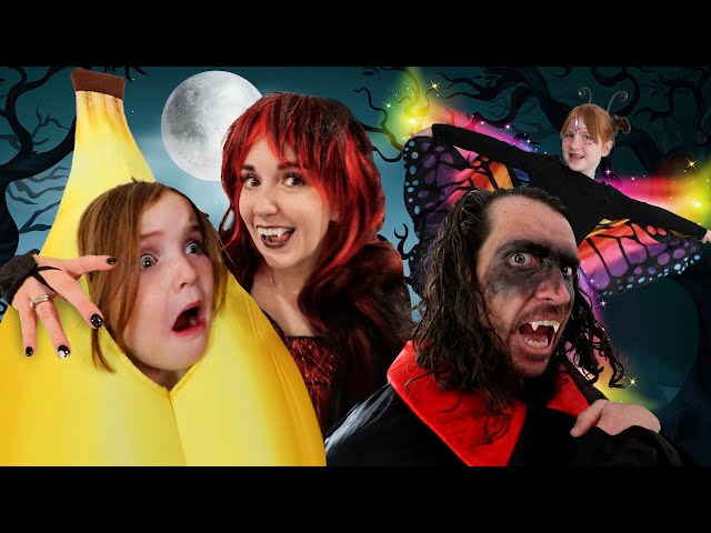 TRiCK or TREAT with Adley Niko & Navey!! Dracula Dad's Haunted House challenge diy halloween routine