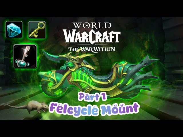 World Of Warcraft: The Felcycle Mount Part 1 ✨Inert Peculiar Key & Peculiar Gem - Condensed Tutorial