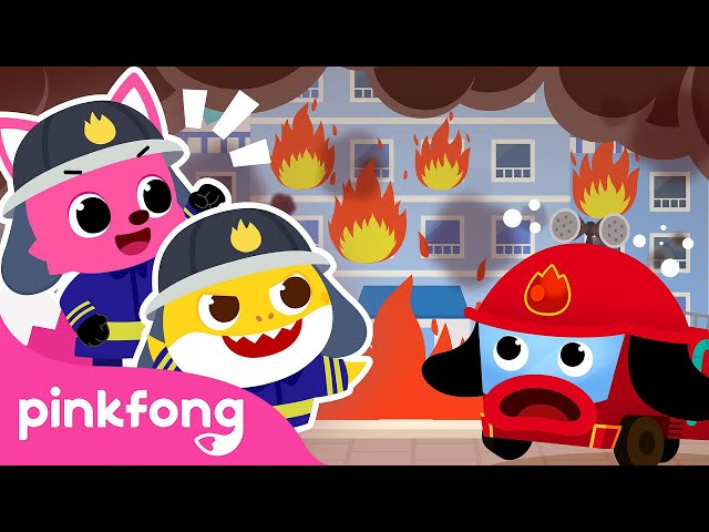 Veo, Veo with Fire Truck | Rescue the Town | Car Video | Pinkfong Car Story for Kids