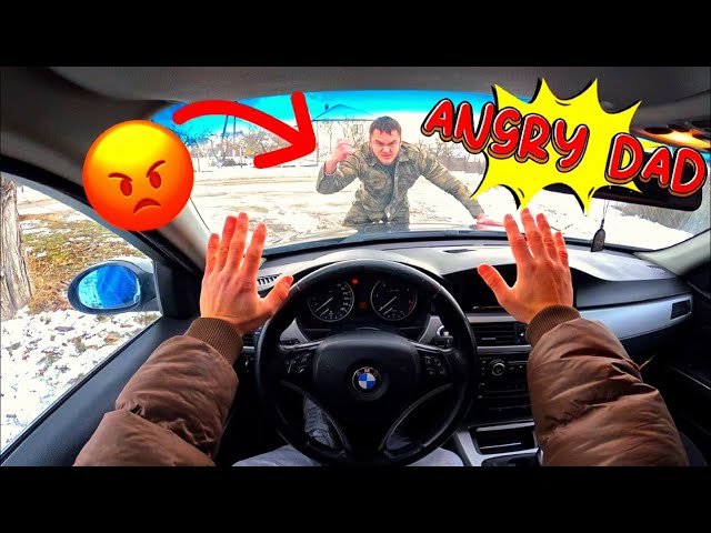 I ESCAPE FROM ANGRY DAD AND MOM (Epic PARKOUR POV Chase) #action #lol #POV #angry #dad #mom #escape