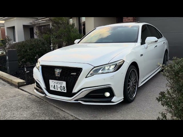 Toyota Crown RS Advance GWS224 Quick Tour Walk Around クラウンRSアドバンス Genuine Aero Kit