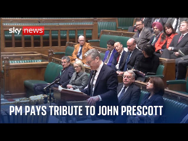 'He truly was a one off': Sir Keir Starmer's tribute to John Prescott