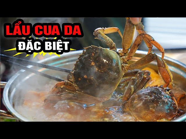 LẨU CUA DA ĐẶC BIỆT GẠCH VÀNG BÉO NGẬY - lần đầu ăn ở Hà Nội