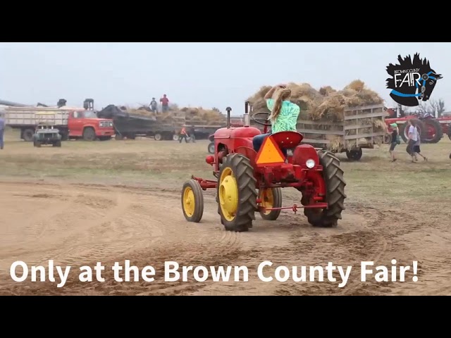 Antique Tractor Pull at the Brown County Fair