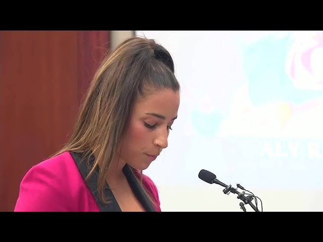 Olympic gymnast Aly Raisman gives victim impact statement during ex-team doctor sentencing (Part 2)