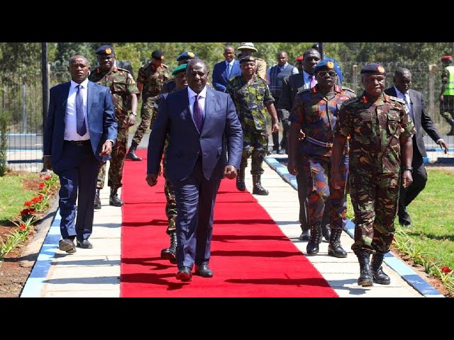 LIVE!!Ruto at National Defence University-Kenya Graduation Lanet Nakuru County after rejecting Adani