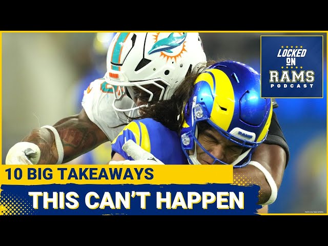 Rams Playoff Chances After Frustrating Loss to Dolphins, Big Takeaways, What's Next & More!