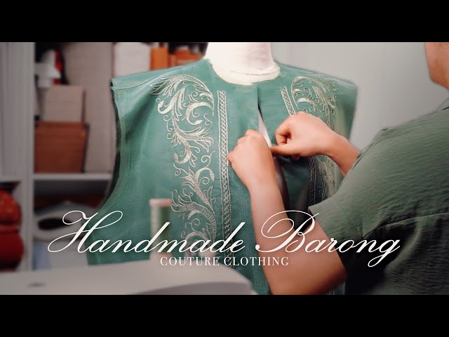 The Making of a Barong Tagalog Coat - A Sewing Process