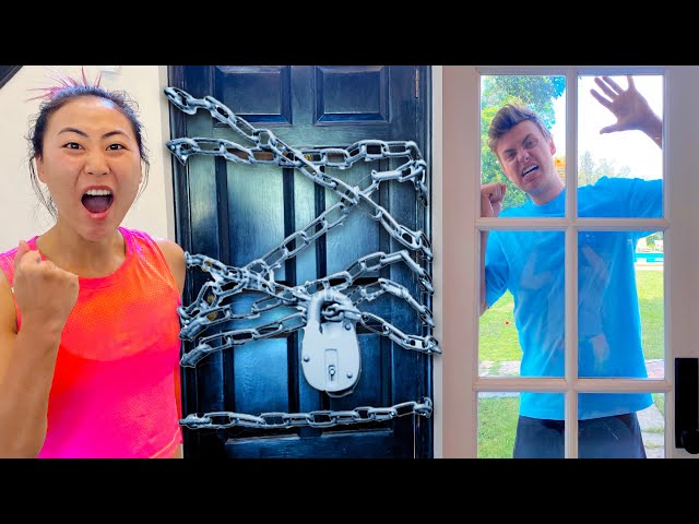 I LOCKED CARTER OUT OF HIS HOUSE!!