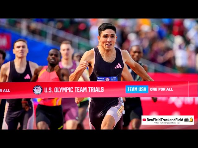 Men's 800m Final | U.S. Track and Field Olympic Team Trials 2024 | #HOPPEL   BenFieldTrackandField📺🔔