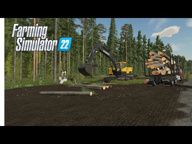 When Loading a Log Truck Goes Wrong in Farming Simulator 22 #fs22