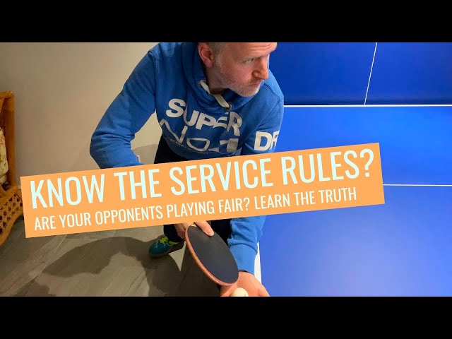 Unravelling the secrets: Table Tennis Service Rules and the Cheater’s Edge