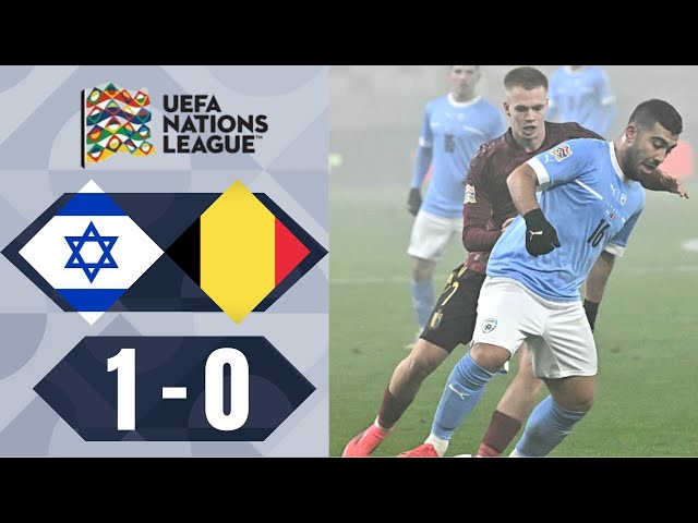 Yarden Shua Goal | Israel vs Belgium 1-0 Highlights | UEFA Nations League 2024