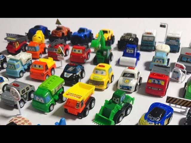 Gadi wala cartoon| toys truck ka video JCB& CRANE & truck toy for kids video