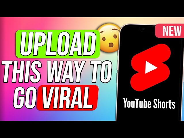 You’re Uploading Shorts The Wrong Way 👀 DO THIS INSTEAD (How To Upload A YouTube Short 2024)