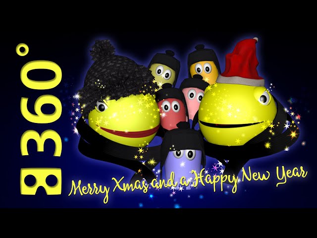 360° VR  - MERRY XMAS & HAPPY NEW YEAR with the PACMAN Family   - Vilin 360