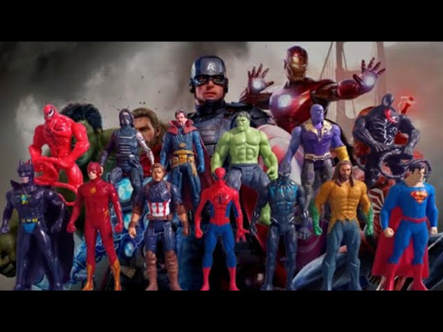 Avengers Assemble Story, Marvel Spiderman, Hulk, Captain America, Thor, Batman, Superman, Iron Man