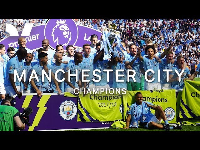 Man City winning Premiere League 2018 (VR)