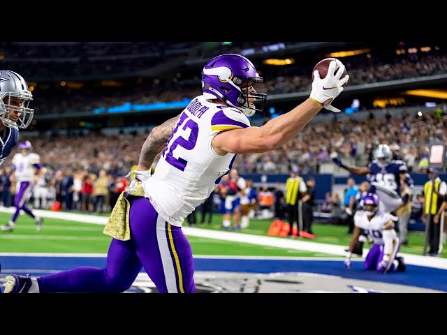 Vikings Insane Catches Over the Years that Get Increasingly Difficult | NFL Throwback