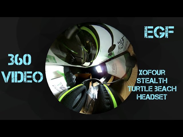 XOFOUR Stealth Turtle Beach Headset Xbox one (Test 360 Video)