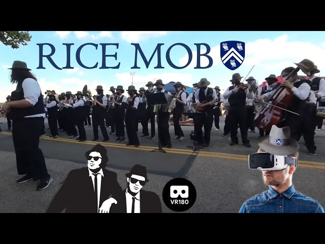 MOB in VR180 3D 4K - Rice University Marching Owl Band - Louie Louie