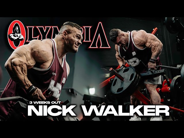 ⭕️LYMPIA PREP: 3 WEEKS OUT ft. NICK “THE MUTANT” WALKER