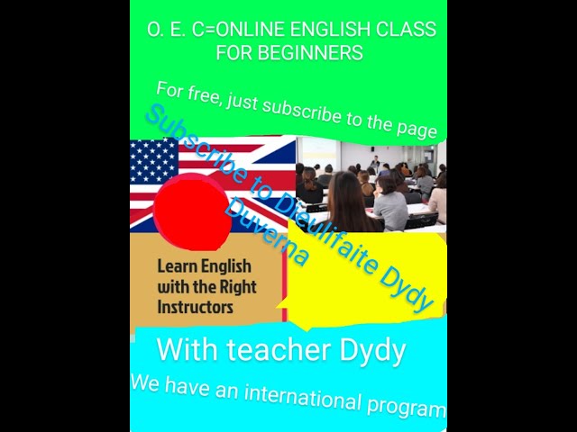 O.E.C = Online English Class with Dydy, # 0018