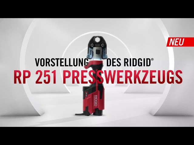 RIDGID RP 251 Presswerkzeugs