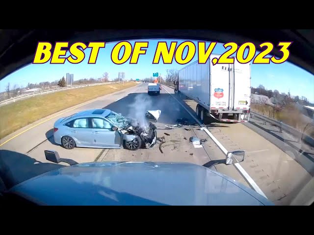 Best of Monthly Car Crash Compilation  [November, 2023]