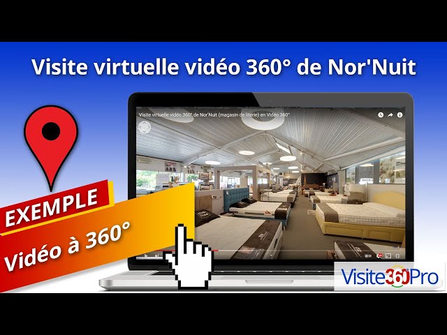 Visite virtuelle vidéo 360° de Nor'Nuit (magasin de literie) en Vidéo 360°