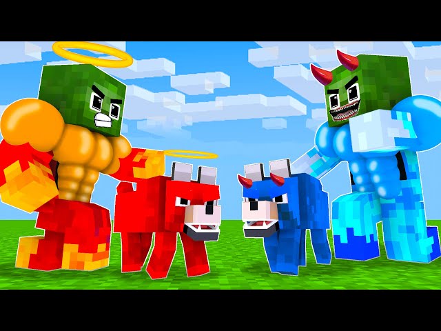 Monster School : Baby Zombie x Squid Game Doll With SuperHero Dog - Minecraft Animation