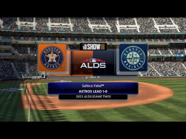 MLB 2021 ALDS Game 2 Astros vs Mariners (PS4)