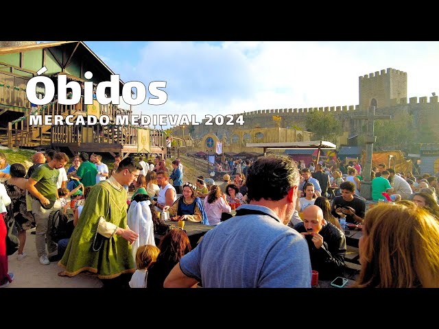 🇵🇹 Uncover the Secrets: Óbidos Medieval Market 2024, 4K Video