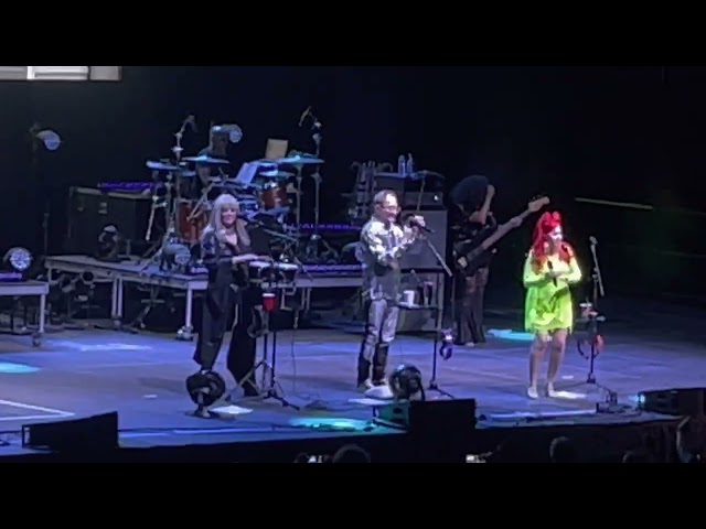 The B-52s “Planet Claire” w/long intro live at Honda Center in Anaheim, California November 5, 2022