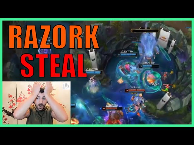 FNC Razork BARON STEAL to save the game | YamatoCannon