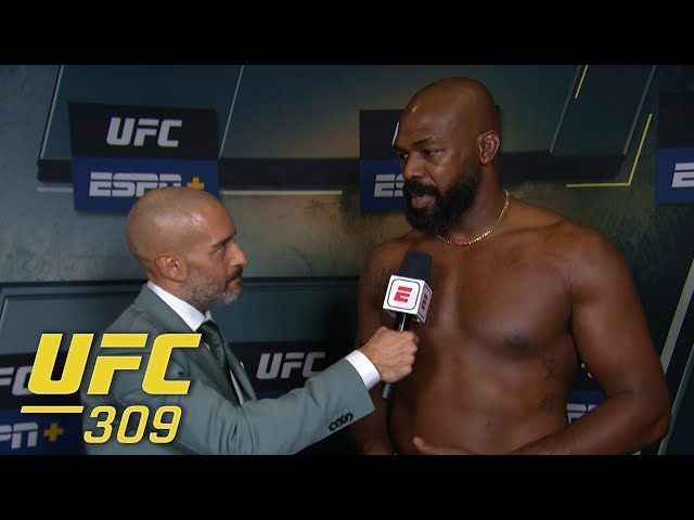 Jon Jones recaps UFC 309 win vs. Stipe Miocic, discusses future in fighting and acting | ESPN MMA