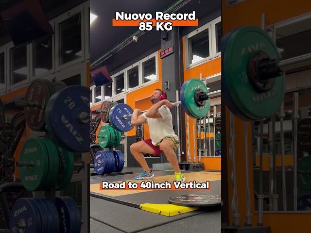 Record 85kg Power Clean a 70kg bodyweight