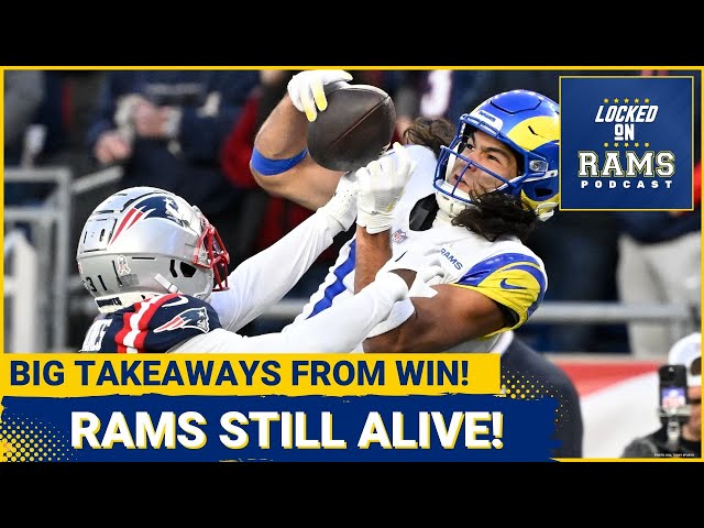 Rams Beat Patriots to Keep Playoff Hopes Alive! Updated Playoff Odds, Big Takeaways & More!