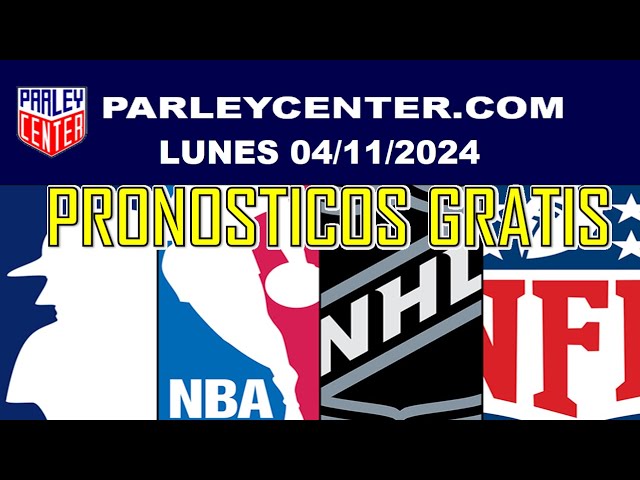 PRONOSTICOS NHL, NBA Y NFL PARA HOY LUNES 04/11/2024 🔥PARLEY GRATIS🔥 |  @GrupoCordialitoTV